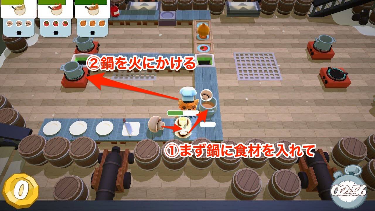 オーバークックの基本戦略 キャンペーン攻略 木こりのゲームライフ